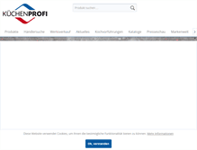 Tablet Screenshot of kuechenprofi.de